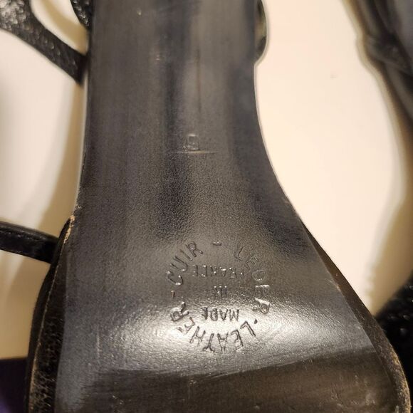 STEPHANIE KÉLIAN PARIS Black Beaded Silk/Leather Pumps Sz.9 Ret.$495 in Box - Picture 12 of 12